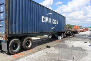 I-16 truck crash May 19 2015